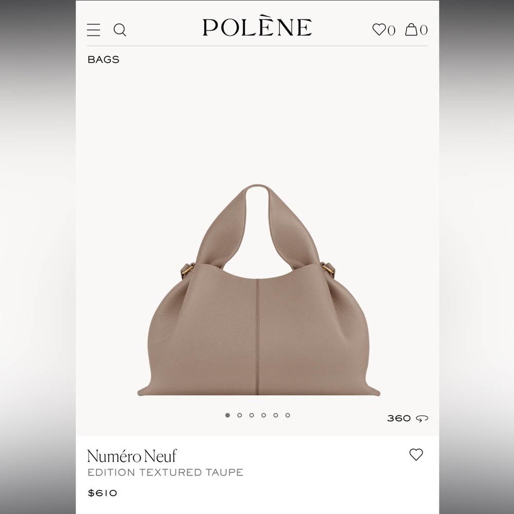 Polène Numero Neuf in Taupe